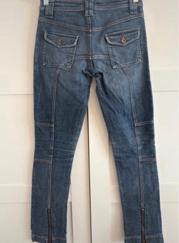 House of Denim House of denim ultra low rise waisted jeans size 8 y2k mini