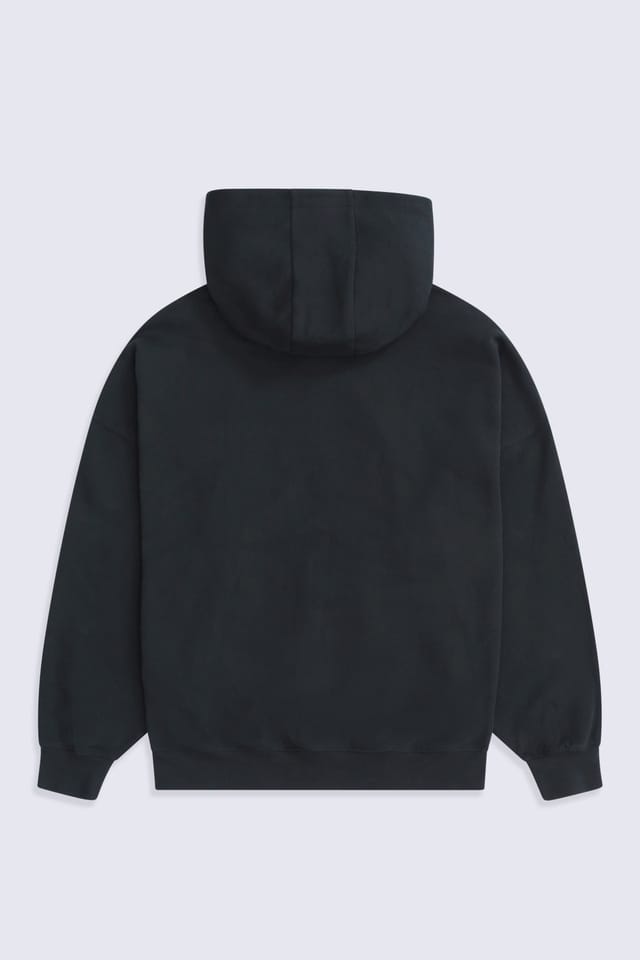 Animal Animal Women's 'Idol' Soft 100% Cotton Casual Logo Comfortable Zip Through Hoodie in Black - 2