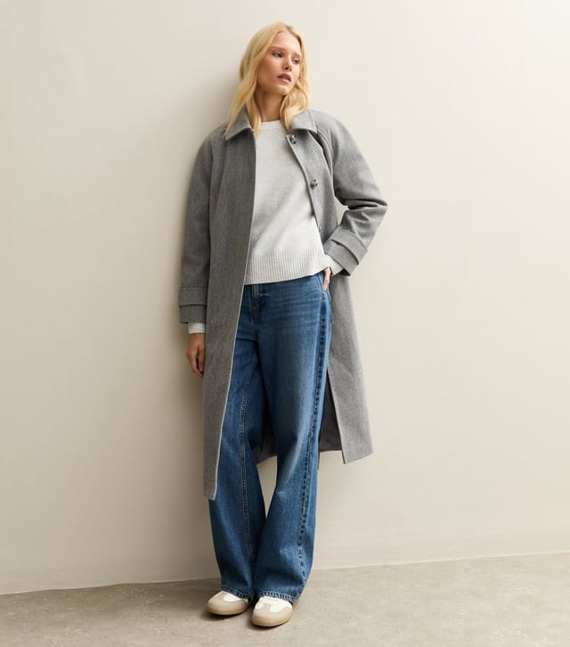 New Look Women's Light Grey Crew Neck Jumper New Look - 3