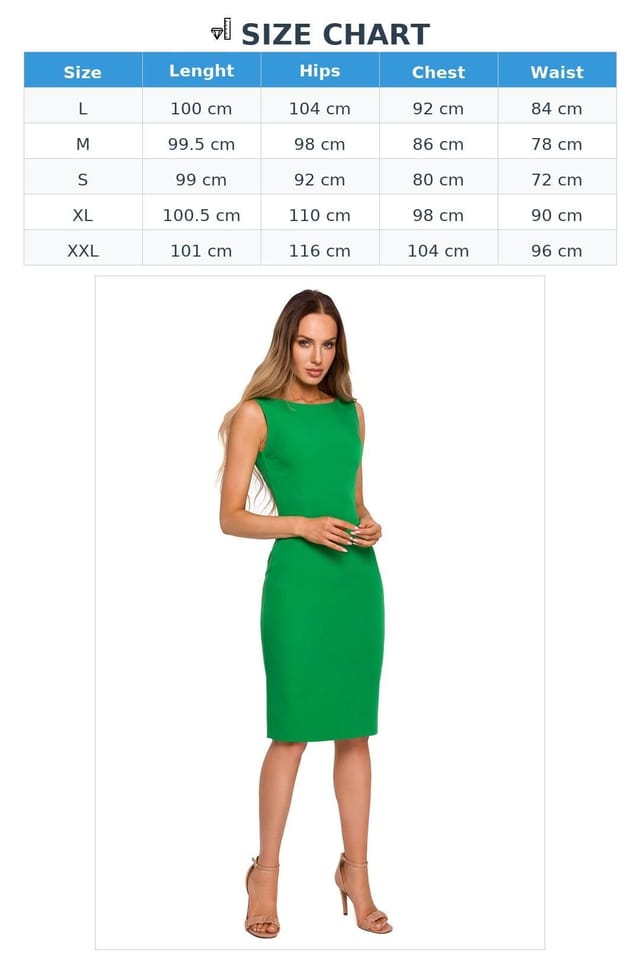 Love Lace Love Lace Women's Chain Back Sleeveless Pencil Evening Dress in Green - 3