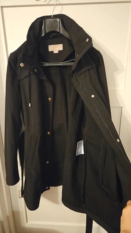 Michael Kors Elegant Michael Kors trench coat, black, size L, belted - 1