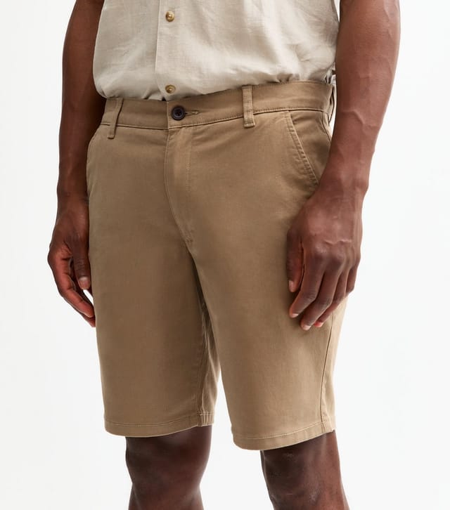 Farah Men's Beige Regular Knee Length Short Farah New Look - 2
