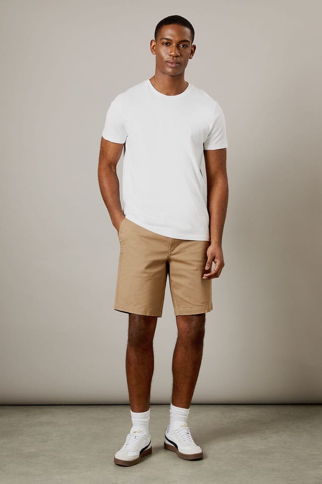 Burton Burton Men's Classic Chino Shorts in Stone - 2