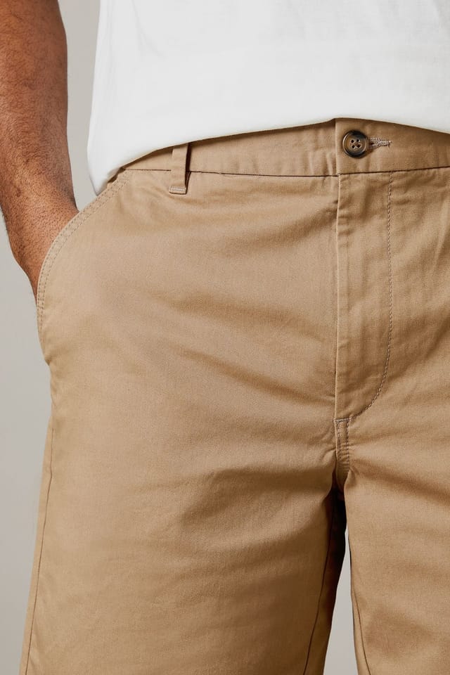 Burton Burton Men's Classic Chino Shorts in Stone - 3