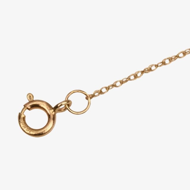 T.H.Baker T.H.Baker Women's 9ct Yellow Gold 0.10ct Bezel-Set Diamond Cross Pendant TH0121842 - 3