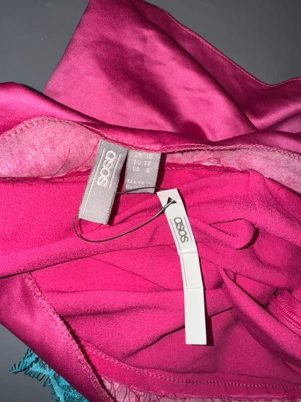 ASOS ASOS Pink Satin Mini Skirt