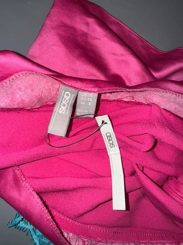 ASOS Pink Satin Mini Skirt