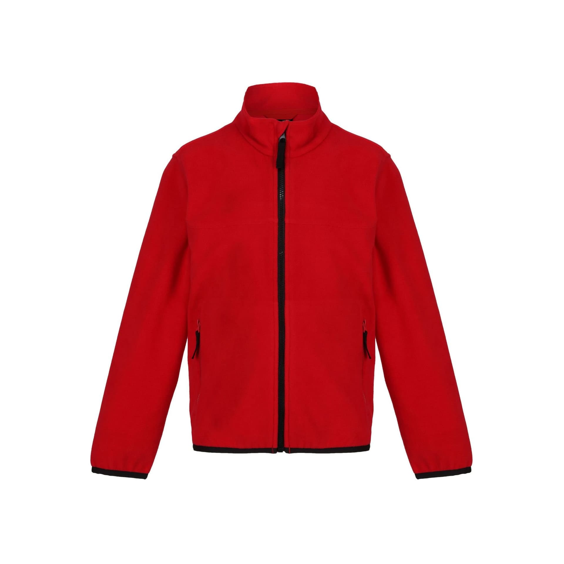 Regjun Regjun Men's Microfleece Full Zip Fleece Jacket in Red