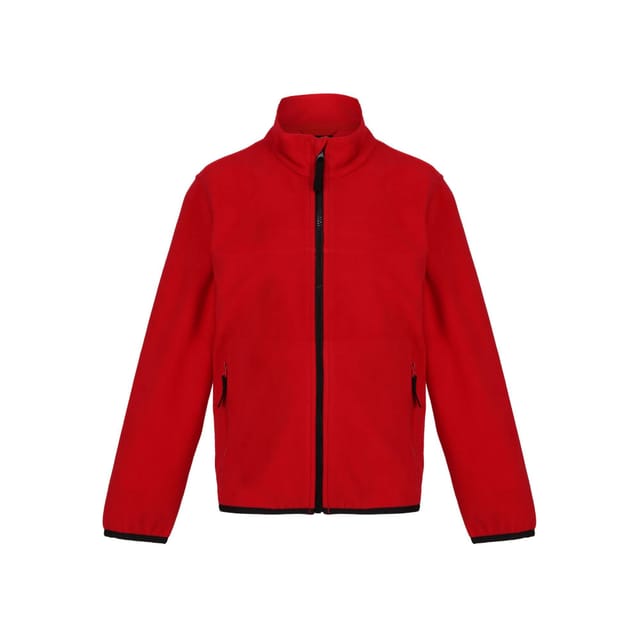 Regjun Regjun Men's Microfleece Full Zip Fleece Jacket in Red - 2