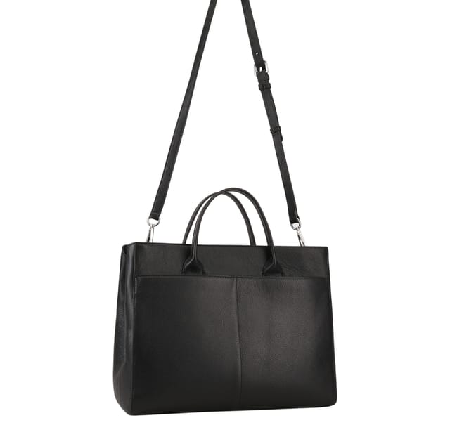 Dents Dents Women's Corvina Leather Shoulder Bag in Black - 2