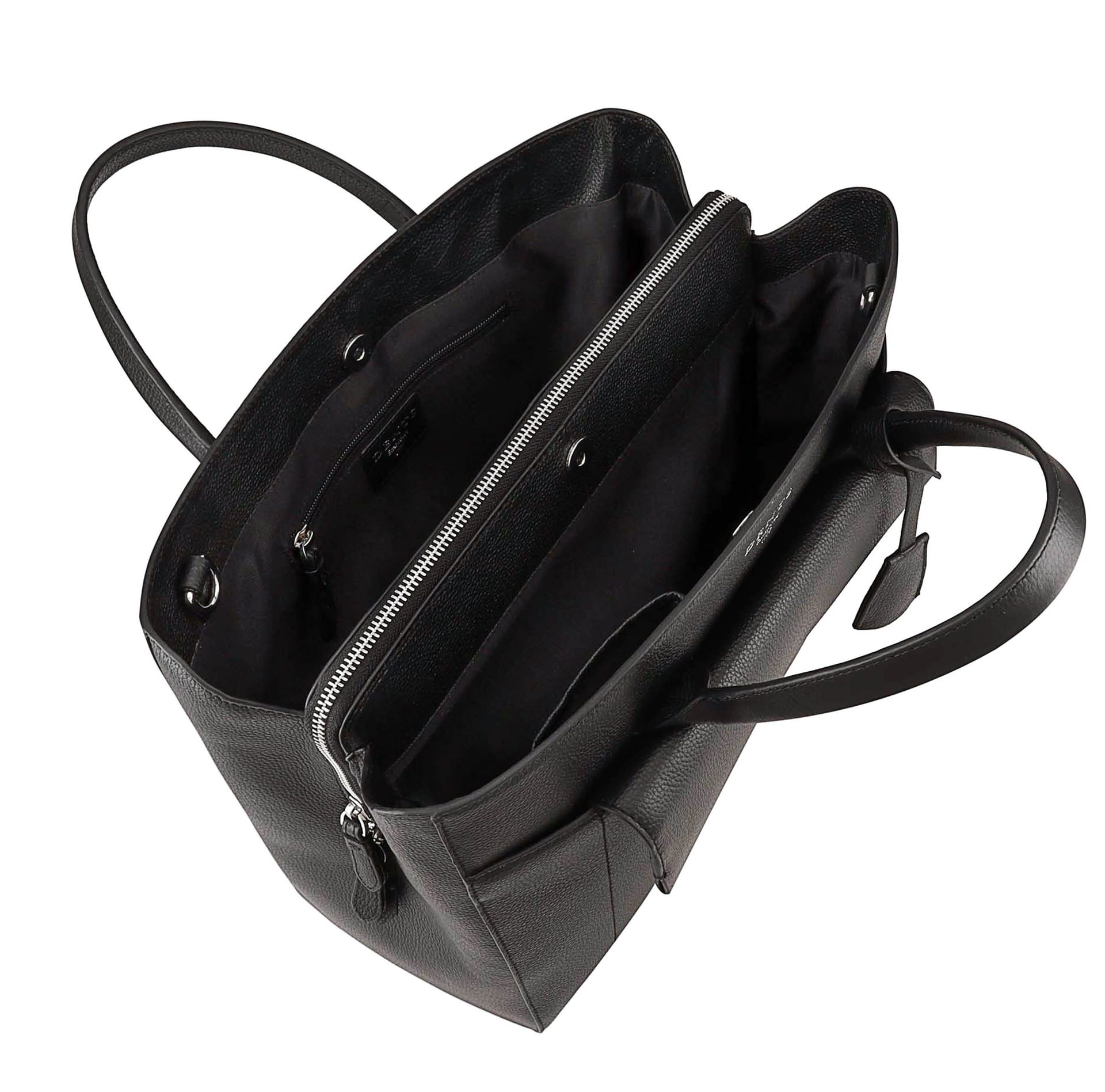 Dents Dents Women's Corvina Leather Shoulder Bag in Black - 4