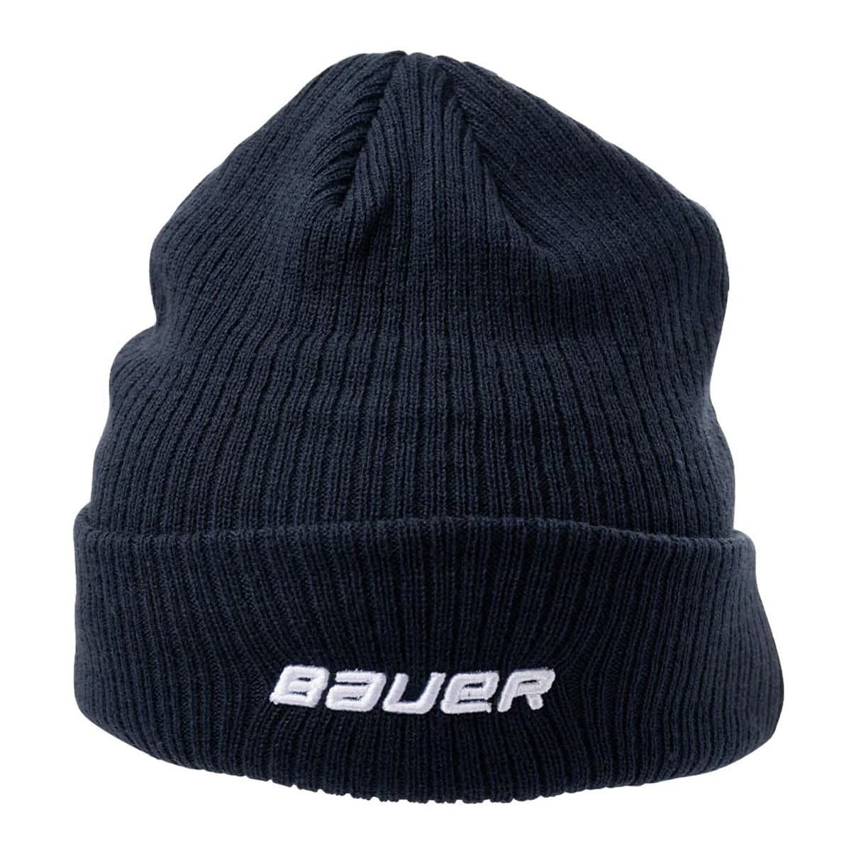Bauer Bauer Men's Team Knitted Ribbed Beanie in Navy