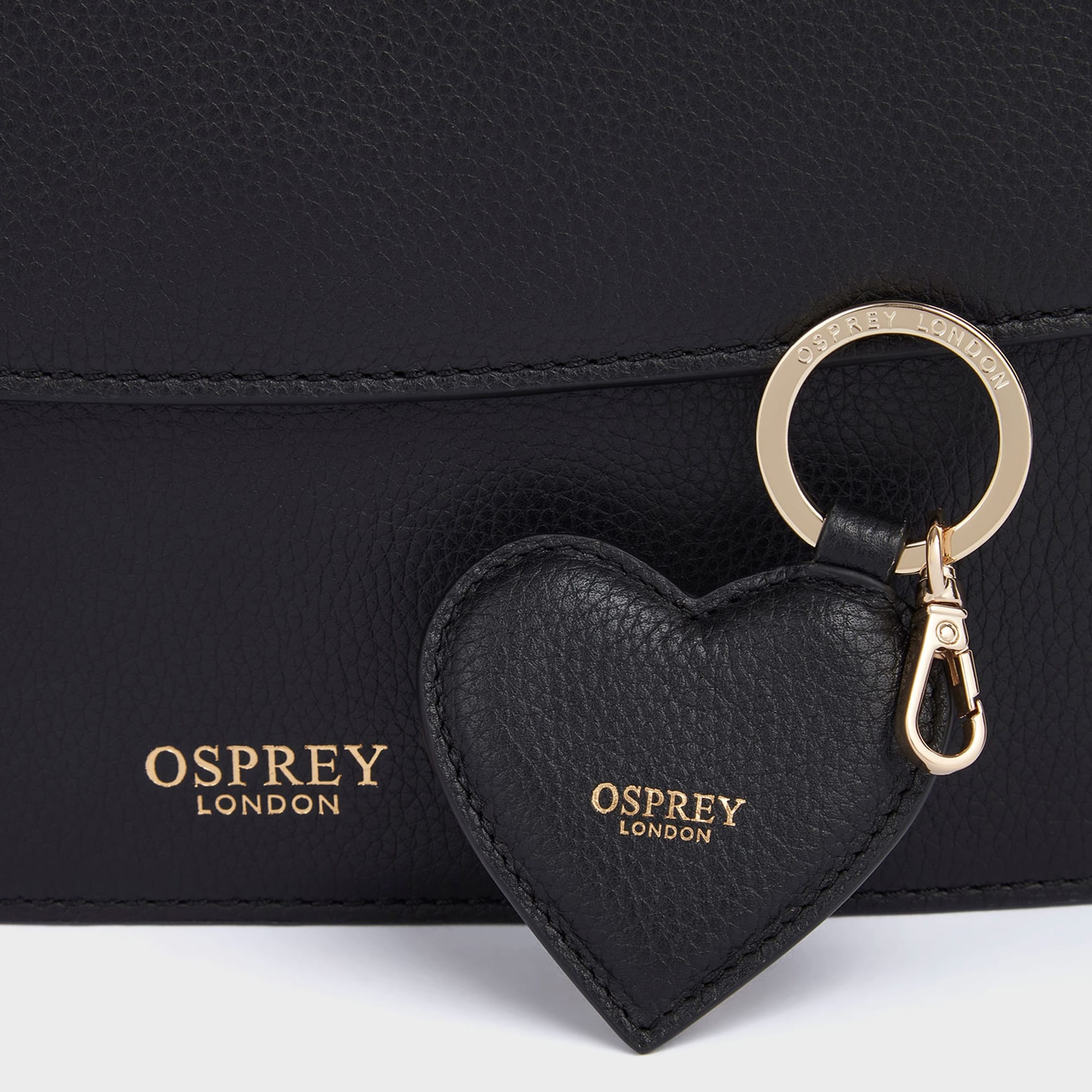 OSPREY LONDON OSPREY LONDON Women's The Margot Leather Crossbody Bag in Black - 4