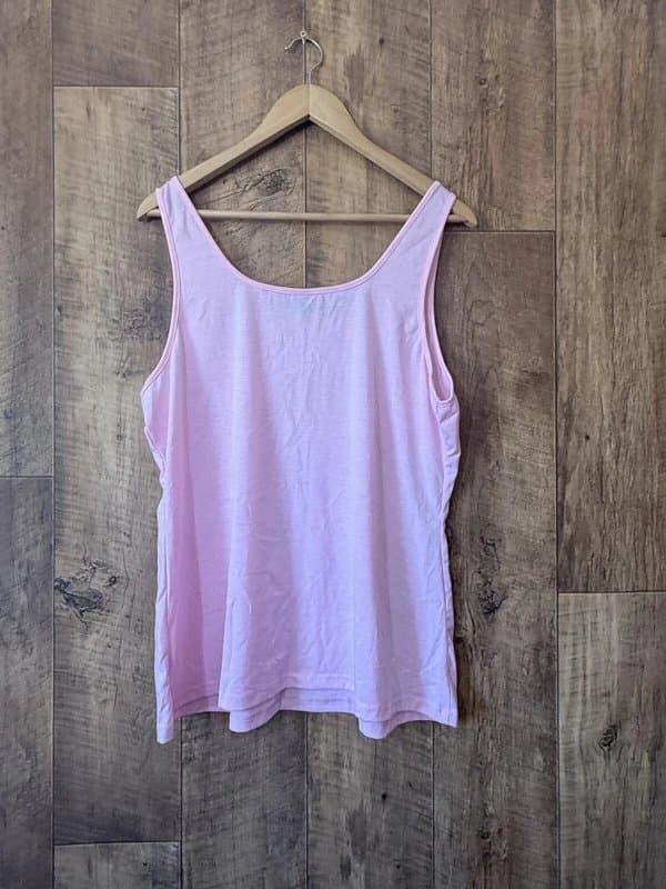 Shein Curve Shein Curve baby pink minimalist vest top UK 22 3XL