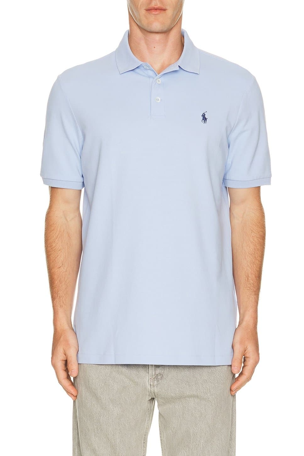 revolve Short Sleeve Stretch Mesh Polo