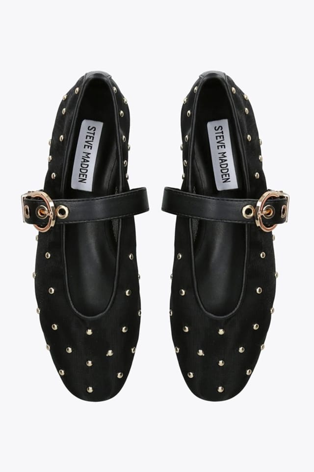Steve Madden STEVE MADDEN Women's 'Lucia Black' Flats in Black - 2