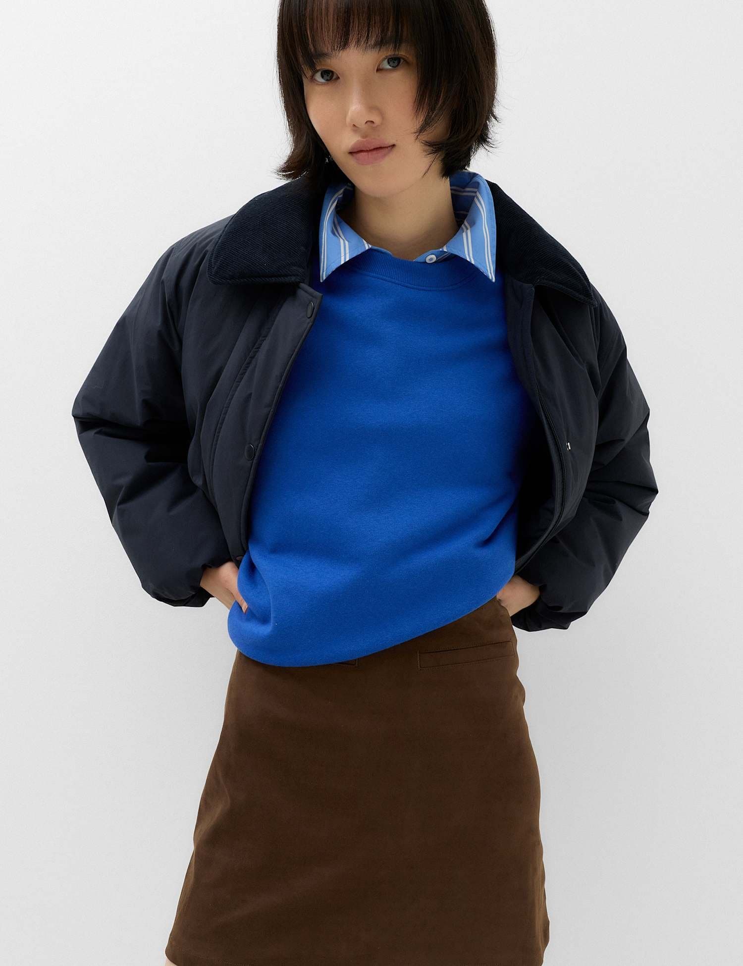 Marks & Spencer M&S Faux Suede Mini Skirt Brown