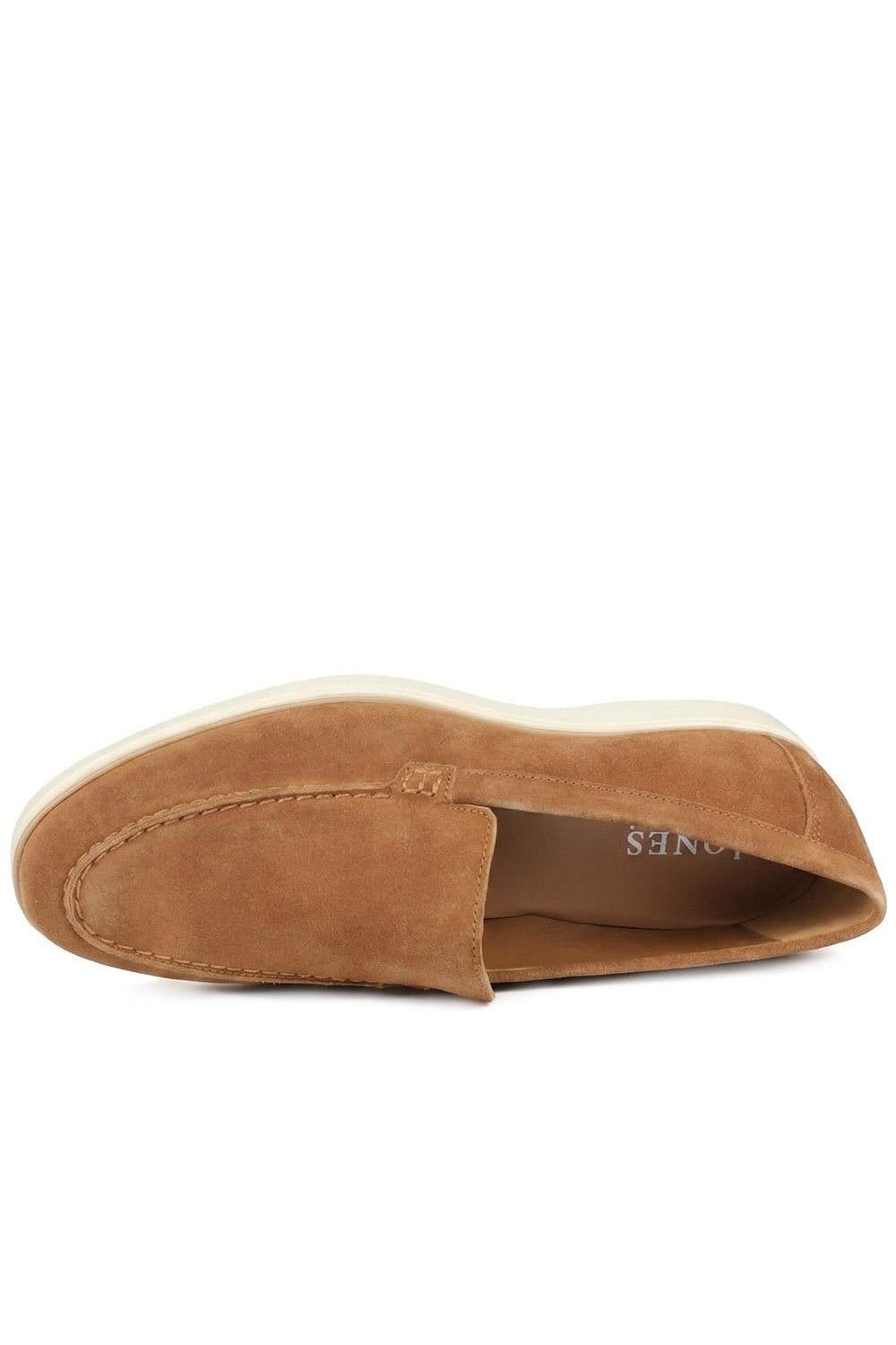 Jones Bootmaker Jones Bootmaker Men's Quarius All Leather Slip On Shoes in Brown - 4