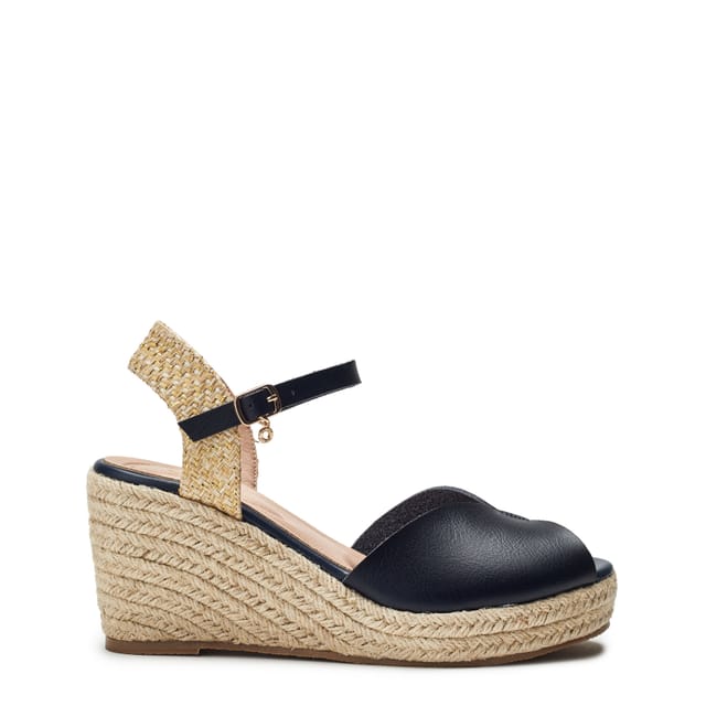 Moda In Pelle Moda In Pelle Women's 'Nolaa' Porvair Wedges in Navy - 2