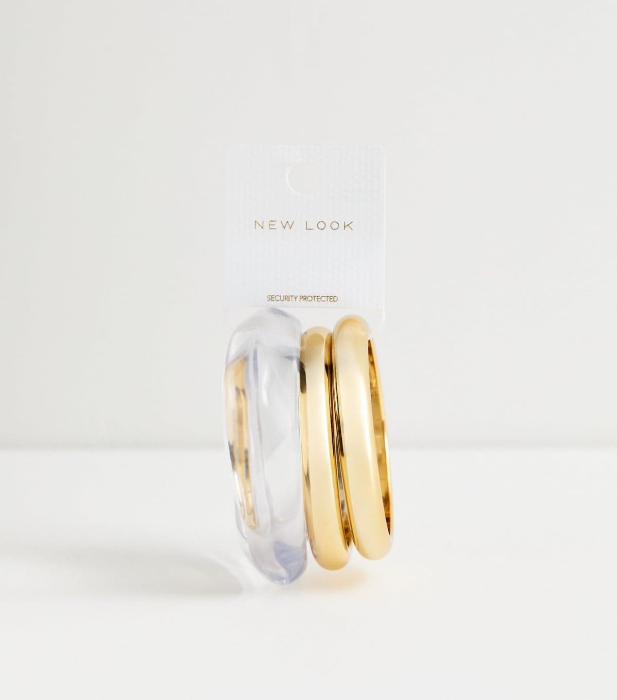 New Look New Look Gold Tone Curved Bracelets Pack of 3