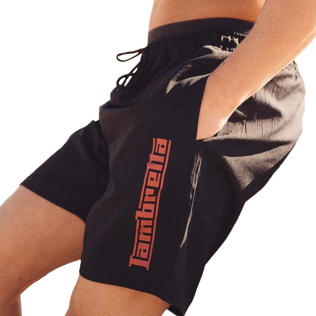 Lambretta Lambretta Men's SS25 Swim Shorts in Black - 3