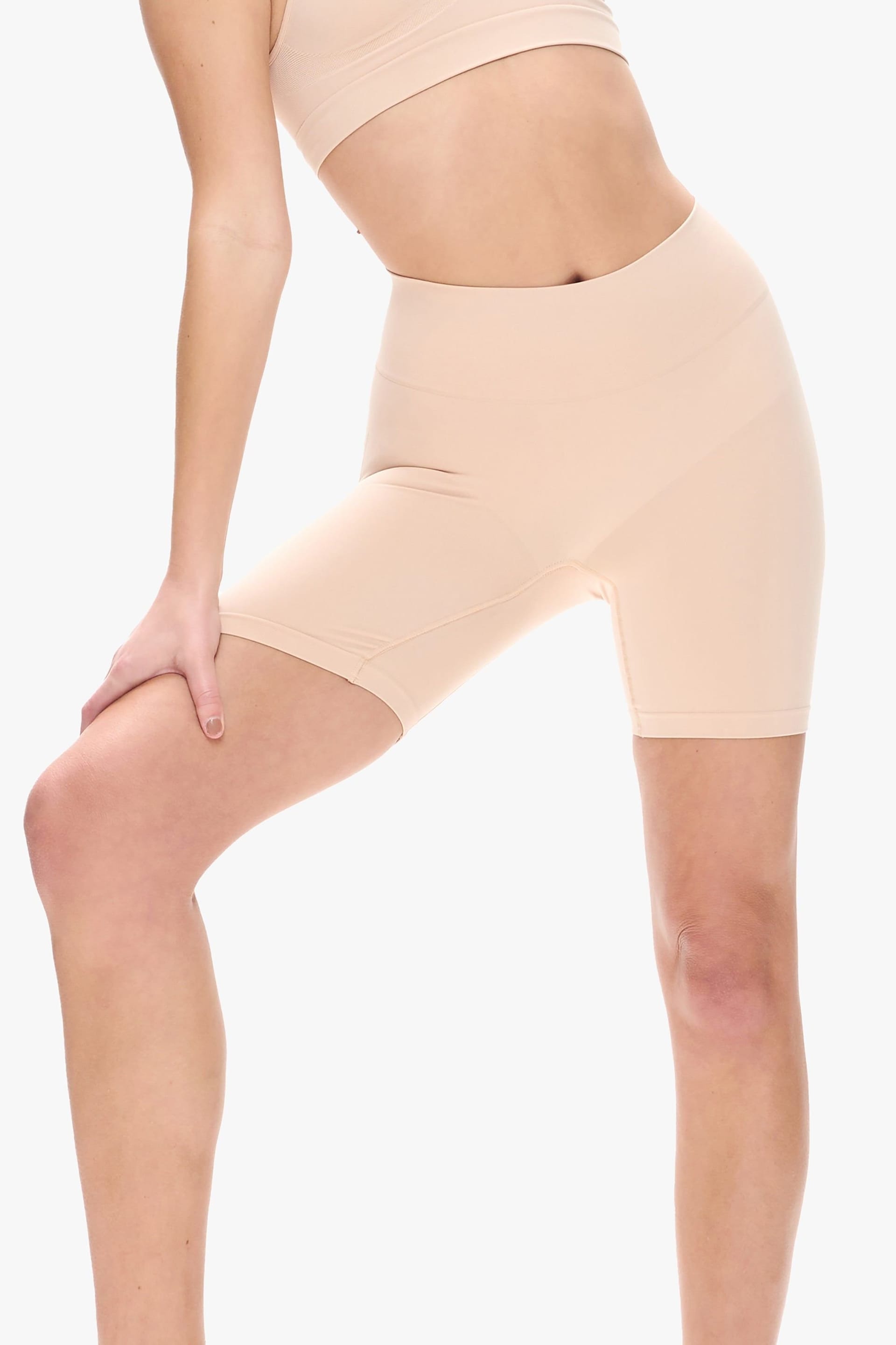 Heist Natural Seamless High Waist Shaping Shorts