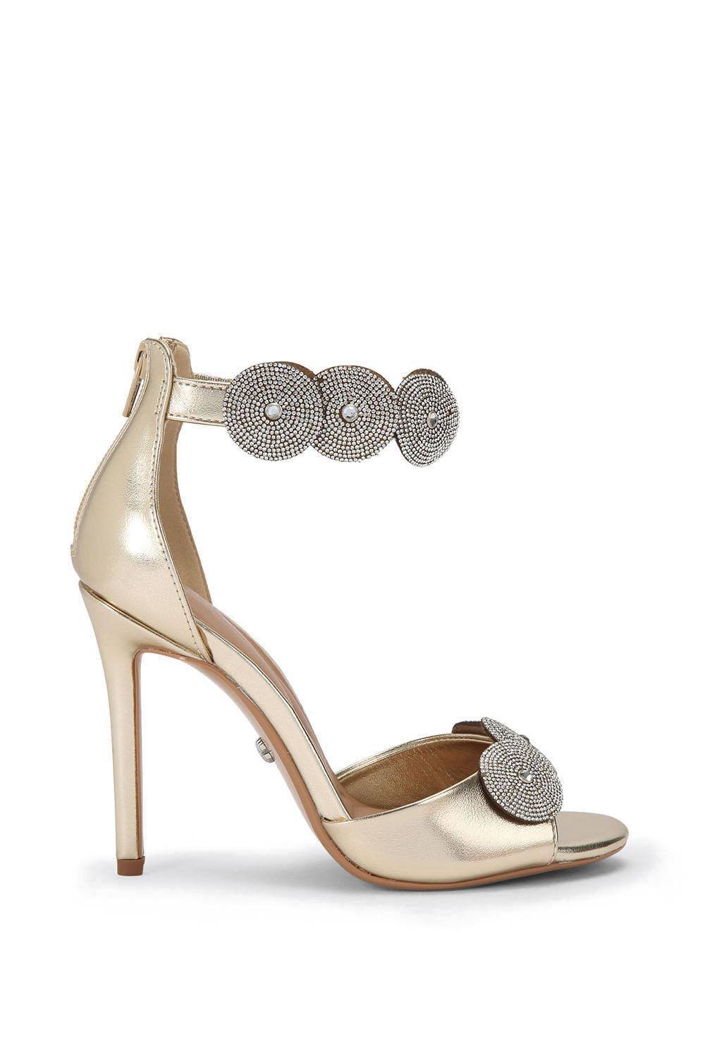 Carvela Carvela Women's 'Serafina Sandal' Heels in Bronze - 4