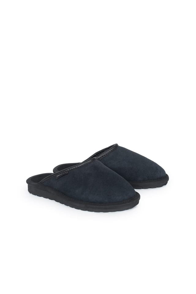 Celtic & Co Celtic & Co Men's Backless British Clogs in Dark Navy - 2