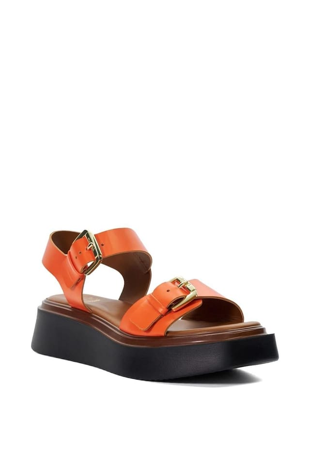 Dune London Dune London Women's 'Loells' Leather Sandals in Orange - 2