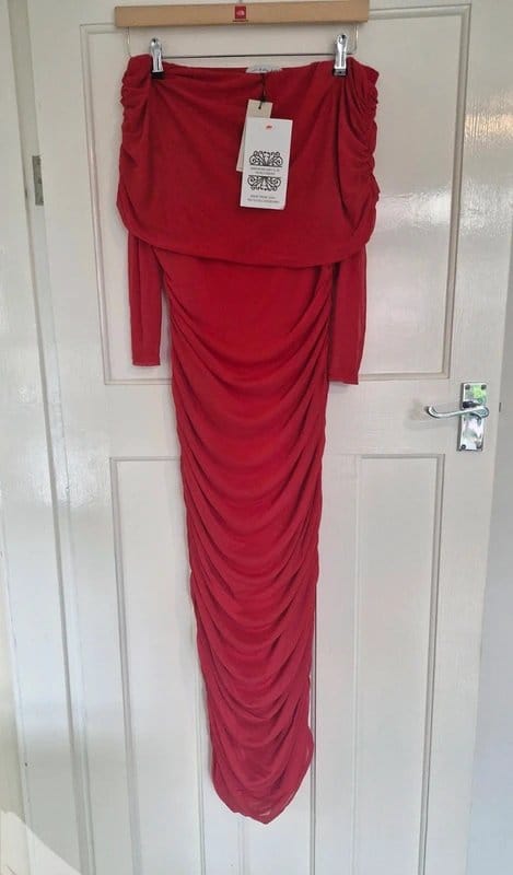 Never Fully Dressed Never Fully Dressed Red Maxi Dress - 1