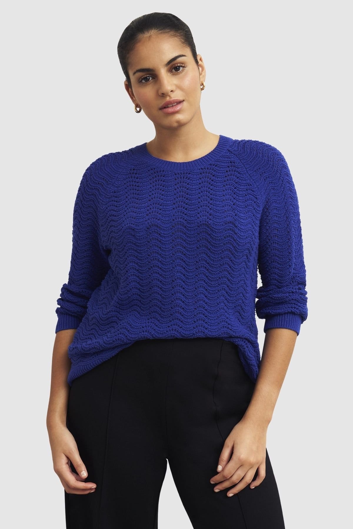 Hobbs London Cobalt Knit Jumper for Women
