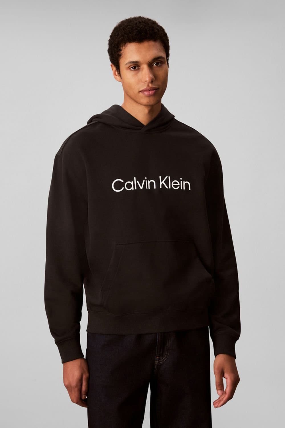 Calvin Klein Calvin Klein Women's Black Terry Pullover Hoodie