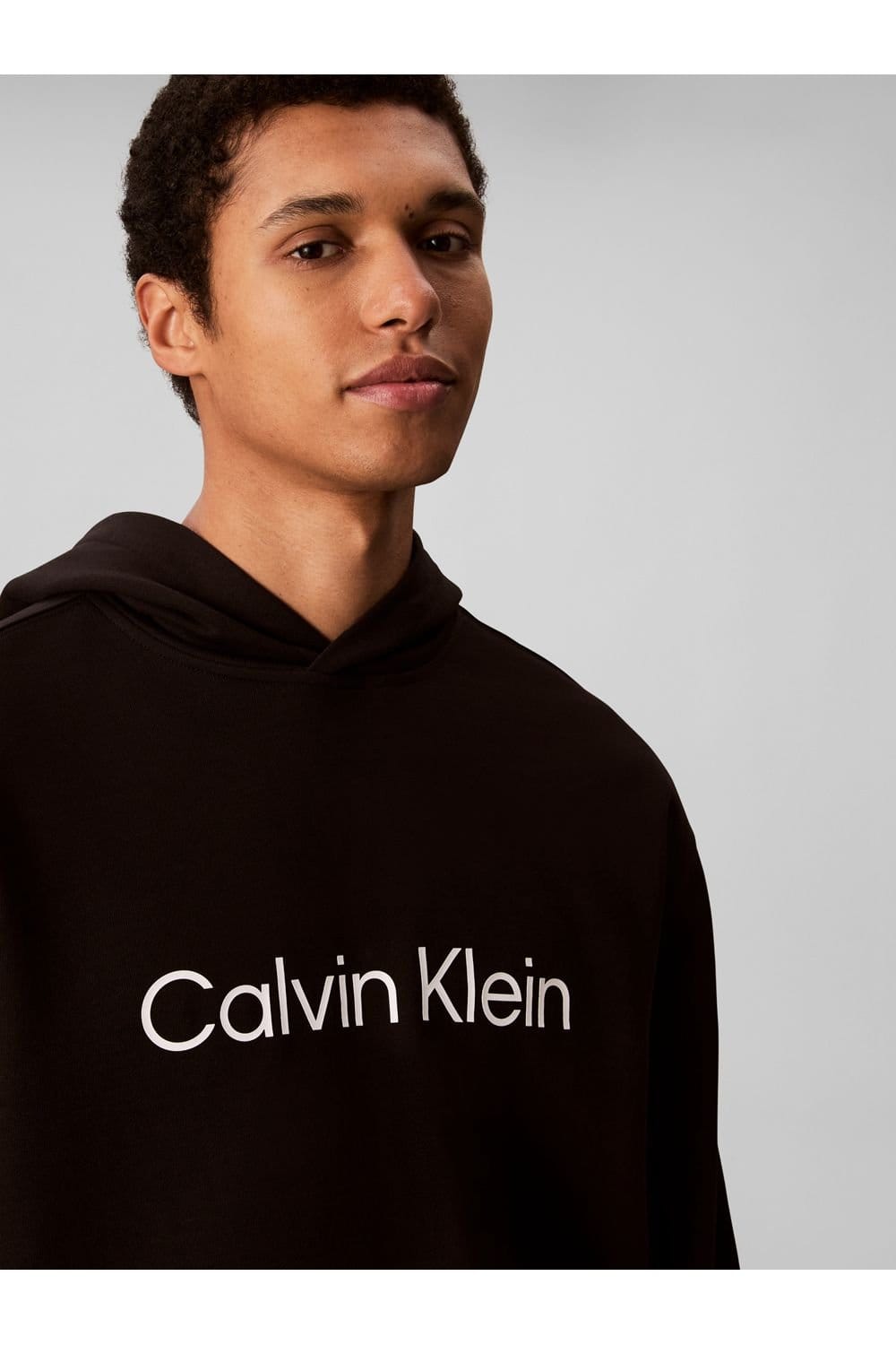 Calvin Klein Calvin Klein Women's Ls Eu Standard Logo 350Terry Po Black - 4