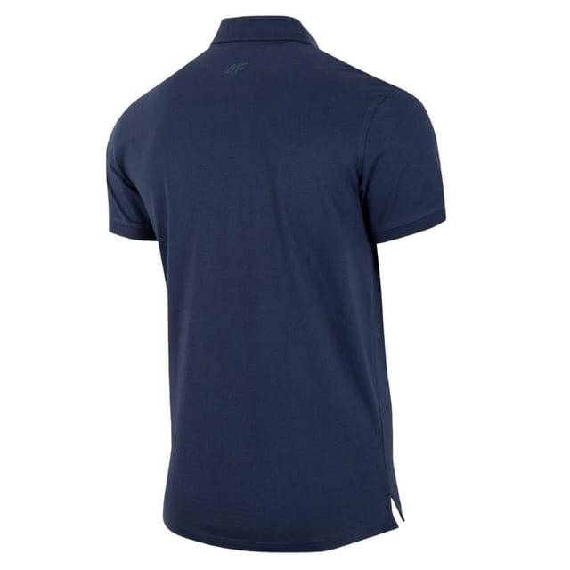 4F 4F Men's H4L22 Regular Polo Shirt in Navy - 2