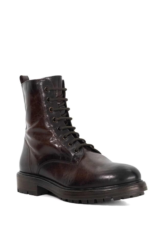 Dune London Dune London Women's 'Patley' Leather Ankle Boots in Brown - 2