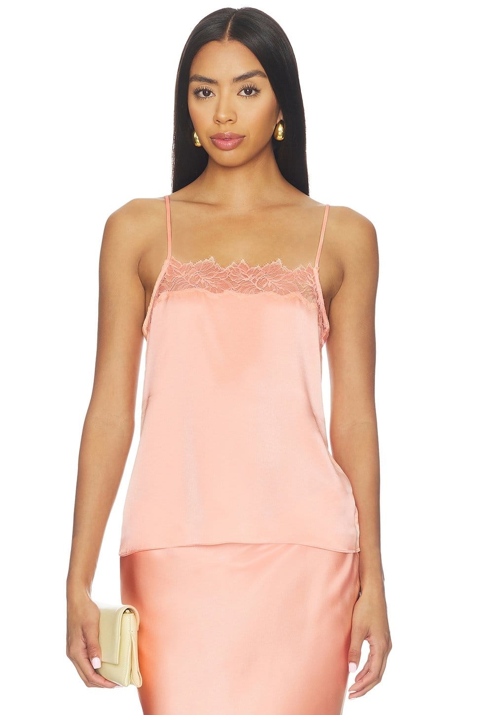 Revolve Sherbert Lace Trim Square Neck Cami