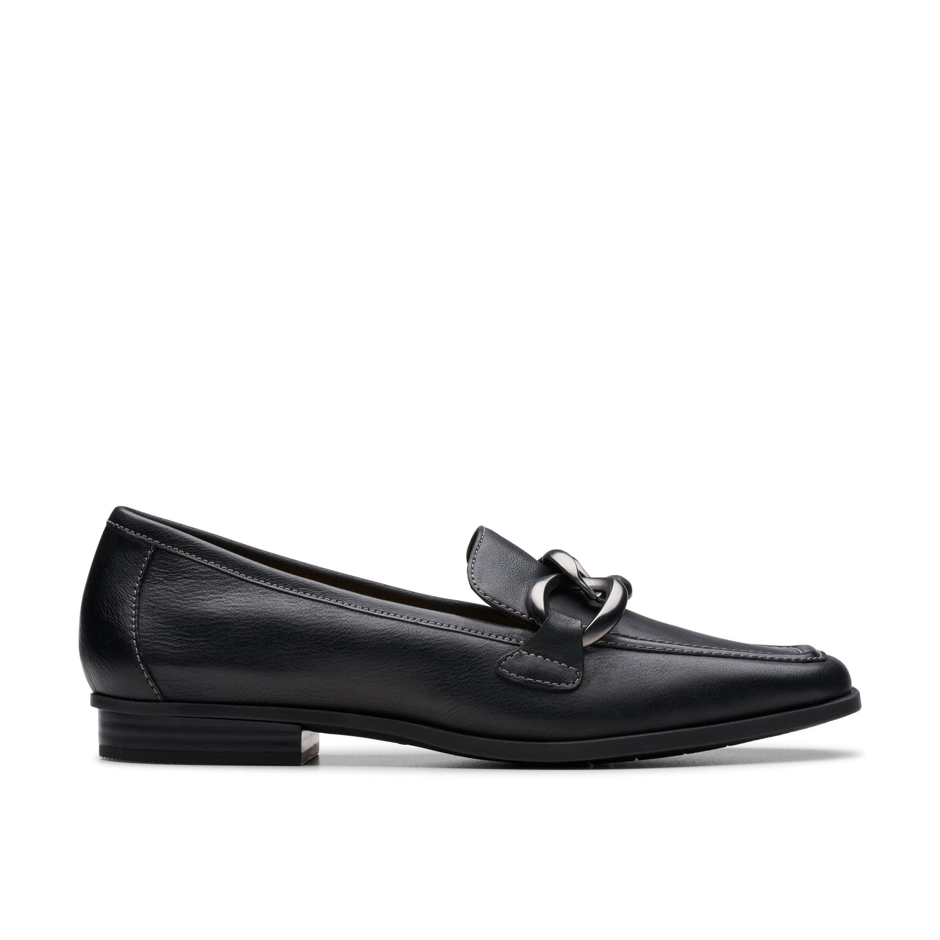 Clarks Clarks Women's Sarafyna Iris Loafer Black Soft Slip Ons, Loafers
