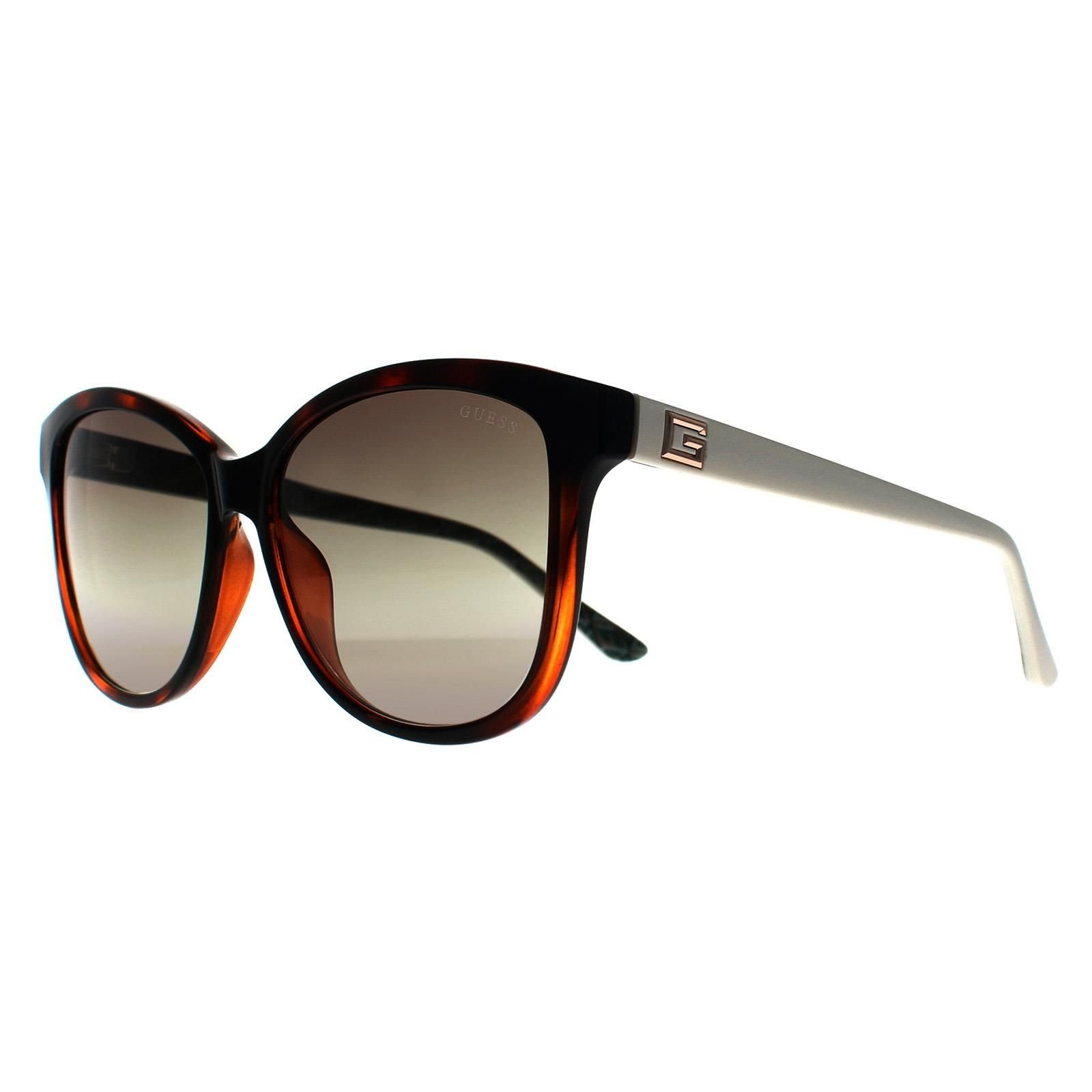 Guess Guess Women's Square Dark Havana Green Gradient GU7920 in Brown - 2