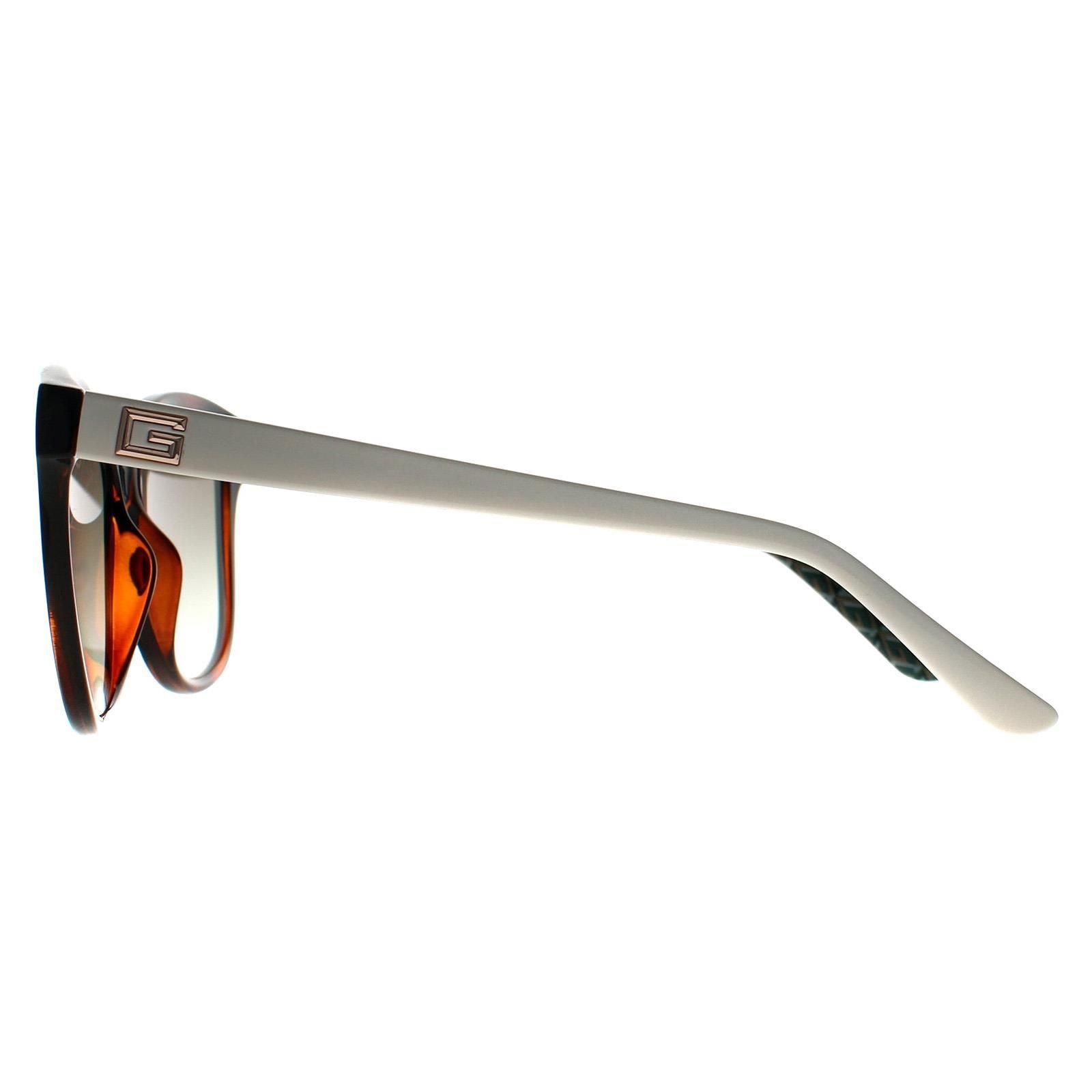 Guess Guess Women's Square Dark Havana Green Gradient GU7920 in Brown - 3