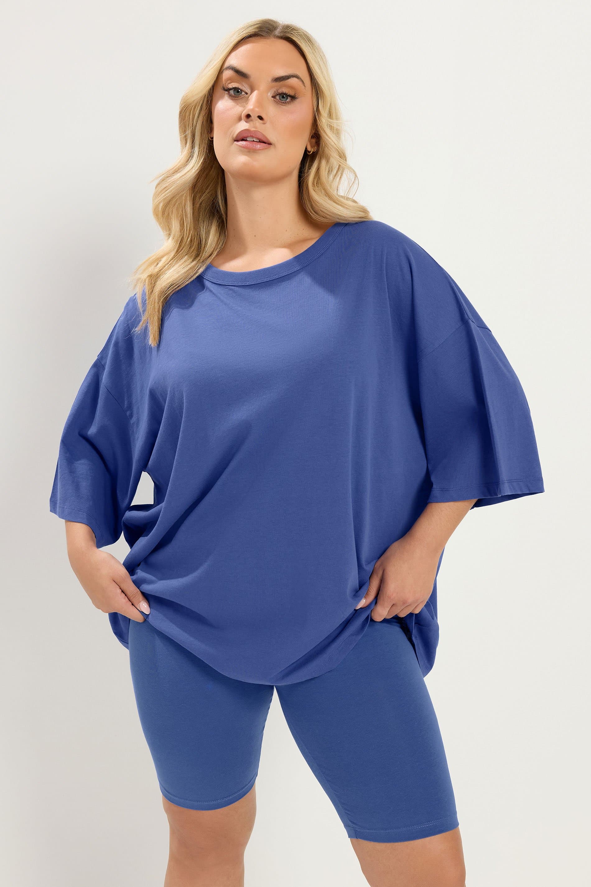 Yours Plus Size Cobalt Blue Shorts