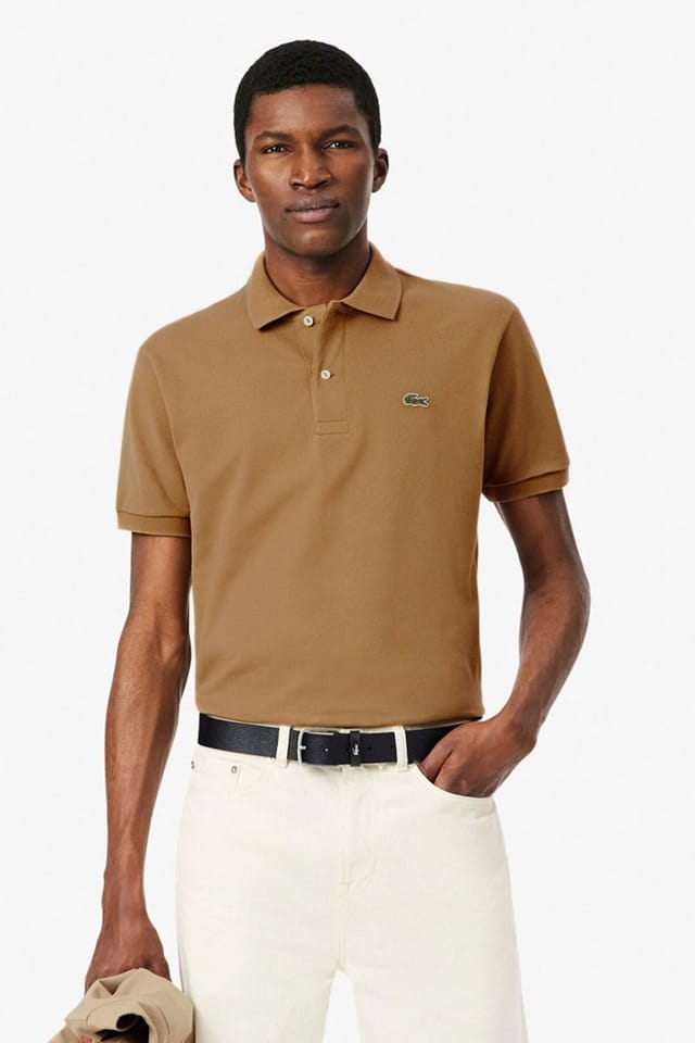 Lacoste Lacoste Men's L1212 Classic Polo Shirt Cookie in Tan - 2