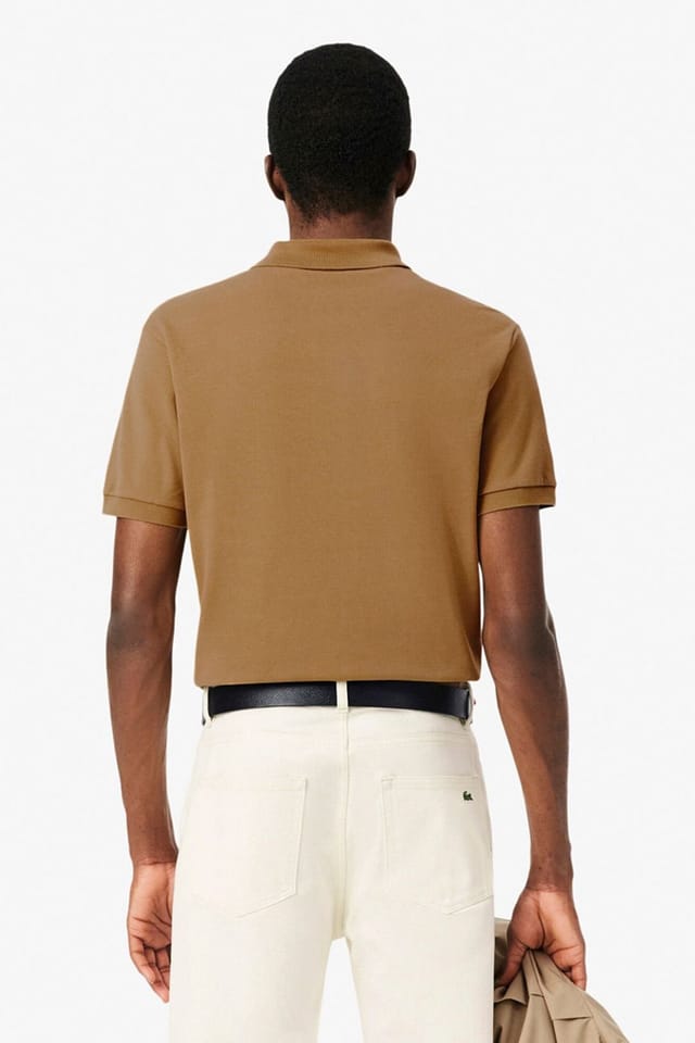 Lacoste Lacoste Men's L1212 Classic Polo Shirt Cookie in Tan - 3