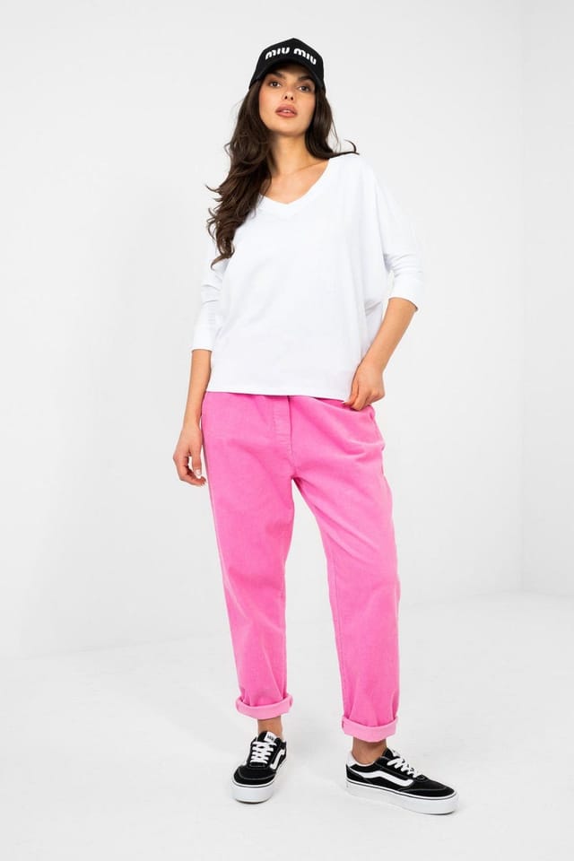 Love Lace Love Lace Women's Everyday Cotton Elastane Blouse in White - 2