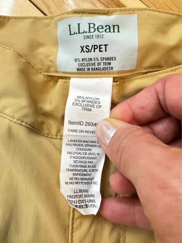 L.L. Bean L.L. Bean women’s Cresta hiking zip-off pants XS pet