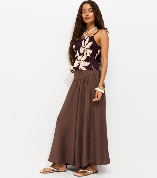 New Look Women's Petite Dark Brown Palazzo Wide Leg Trousers New Look - 3