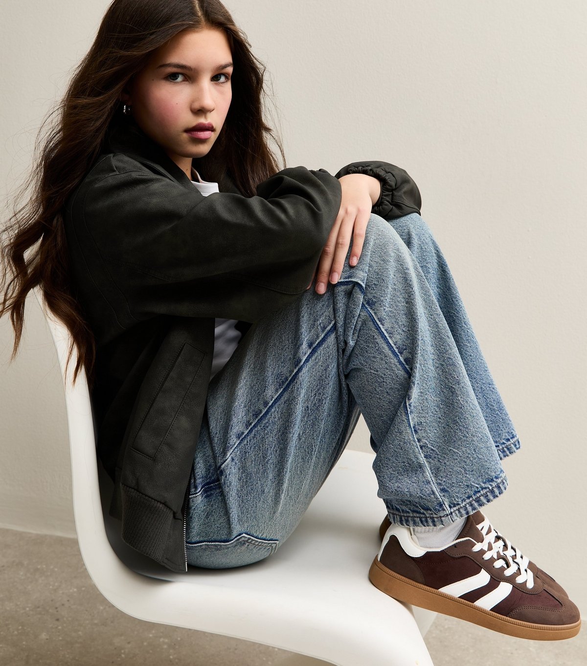 New Look Girls' Blue Baggy Fit Jeans New Look - 2