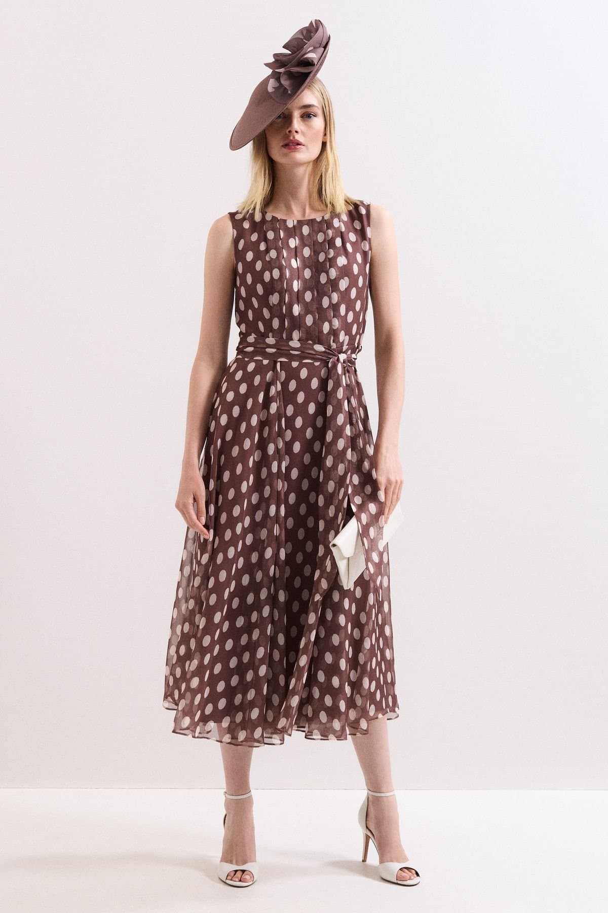 Phase Eight Phase Eight Women's Petite Lucinda Dress in Chocolate
