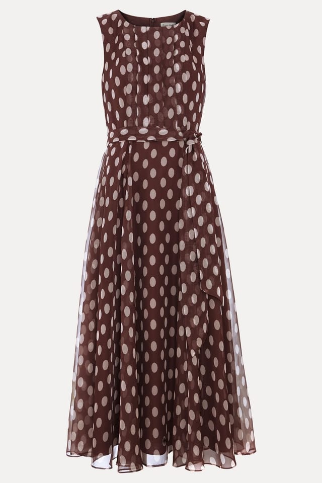 Phase Eight Phase Eight Women's Petite Lucinda Dress in Chocolate - 2