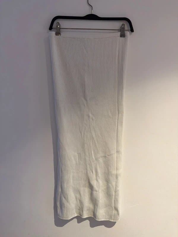 Bershka Bershka Knitted White Skirt