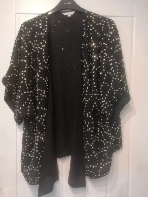 New Look New Look embellished shawl. Size 8. Great condition.